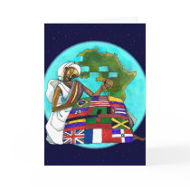 'Diaspora Quilt' Kwanzaa greeting card