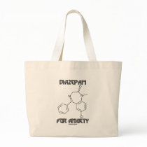 Diazepam For Anxiety (Chemical Molecule) Canvas Bag