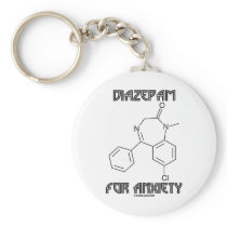 Diazepam For Anxiety (Chemical Molecule)