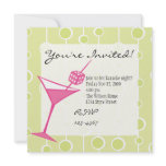 Dice Martini Custom Invitations
