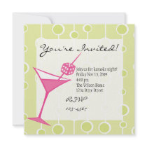 Dice Martini Custom Invitations