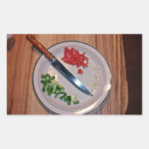 Diced Vegetables Stickers