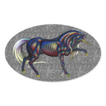 Dichroicorn Oval Sticker