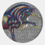 Dichroicorn Round Sticker