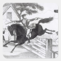 Dick Turpin Square Sticker