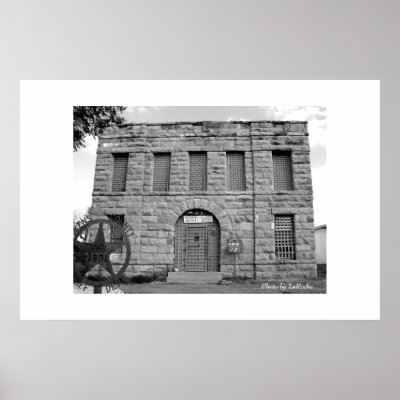 Dickens County Jail Poster by cycletrips