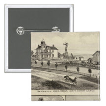Dickinson County Residences, Kansas Pinback Button