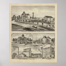 Dickinson County Residences, Kansas Poster