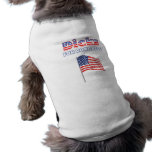 Dicks for Congress Patriotic American Flag Dog Tee Shirt
