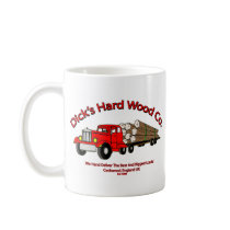 Dicks Hard Wood Logs Company Spoof Coffee Mug
