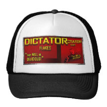 Dictateur Flakes Hat Casquettes De Camionneur