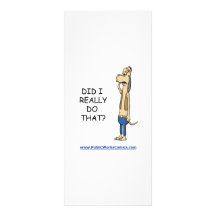 Did I Really Do That? Custom Rack Cards