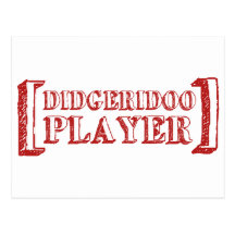 Didgeridoo Player Postcard