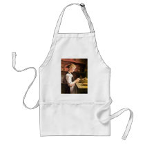 Die kleine Kartoffelschälerin Girl Peeling Potatos Aprons