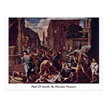 Die Pest Of Azoth, By Nicolas Poussin Postcards