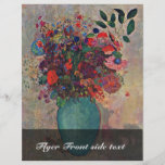 Die Türkisvase By Redon Odilon (Best Quality) Full Color Flyer