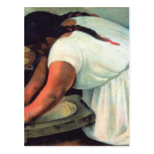 Diego Rivera  - La Molendera, 1923 Postcard