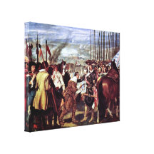Diego Velazquez - The Surrender of Breda Gallery Wrapped Canvas