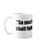 Dienekes Fight In The Shade Coffee Mug
