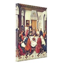 Dieric Bouts - Establishment of Holy Communion Stretched Canvas Prints