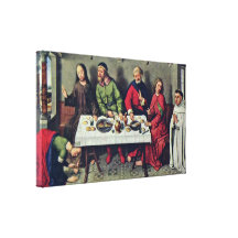 Dieric Bouts - Feast in the House of Simon Stretched Canvas Prints