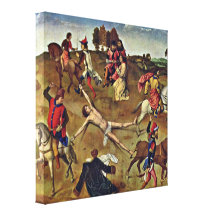 Dieric Bouts - Martyrdom of St Hippolytus Canvas Print