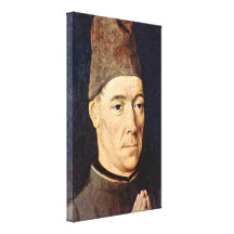 Dieric Bouts - Portrait of a Man Canvas Print