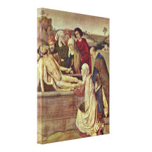Dieric Bouts - The Entombment Gallery Wrapped Canvas