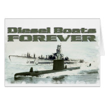 Diesel Boats Forever Greeting Card