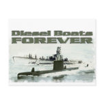 Diesel Boats Forever Post Card