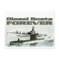 Diesel Boats Forever Post Card