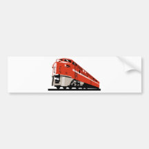 diesel passenger train freight locomotive bumper stickers
