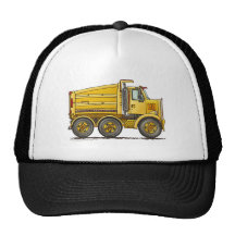 Diesel Tandem Dump Truck Construction Hats
