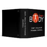 Diet Health & Fitness Journal 2 Inch Binder
