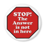 Diet Motivation Magnet, Stop Sign Refrigerator magnets
