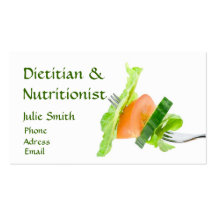 Dietician Business Card