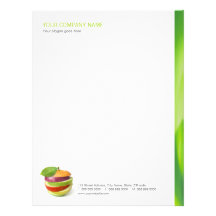 Dietician / Nutritionist / Healthy Food letterhead