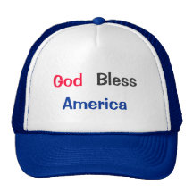 Dieu bénissent l'Amérique Casquettes De Camionneur