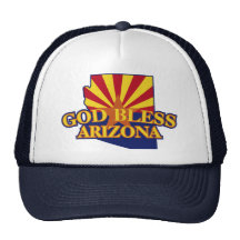 Dieu bénissent l'Arizona Casquettes De Camionneur