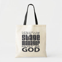 Dieu de régisseur sac fourre-tout
