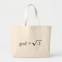 Dieu est imaginaire sac en toile