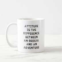 Différence d'attitude mug