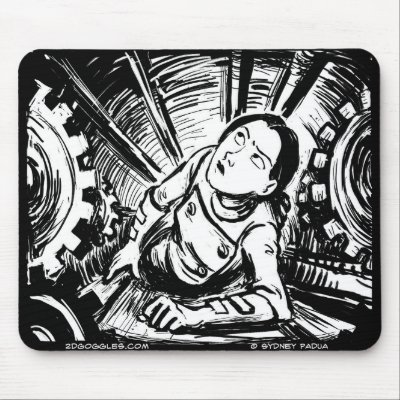 differencetubes mouse mat by sydney_padua