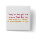 Different Pinback Buttons
