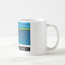 Diffraction de Huygens (théorie de vague) Tasse À Café