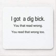 dig bick mousepad