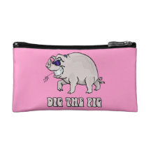 Dig the Pig Cosmetic Bags