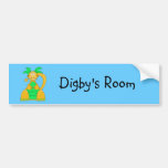 Digby Dino Bumper Sticker