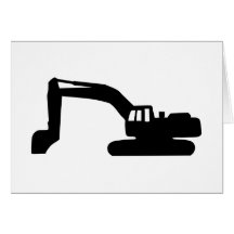 Digger Greeting Cards