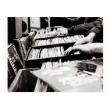 DIGGING THE CRATES POST CARD